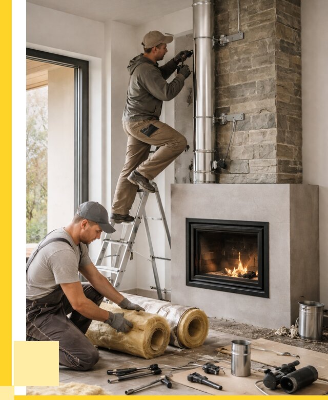 Монтаж дымоходов для каминов в Волхове от 15702 р. ЭриданВлх