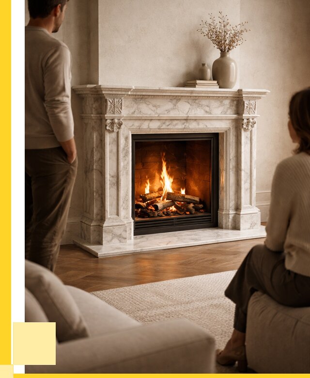 Мраморные камины под ключ в Волхове от 261700 р. | ЭриданВлх