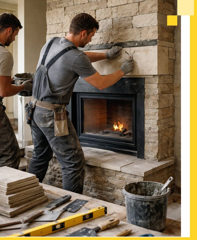 Проектирование и установка открытых каминов в Волхове