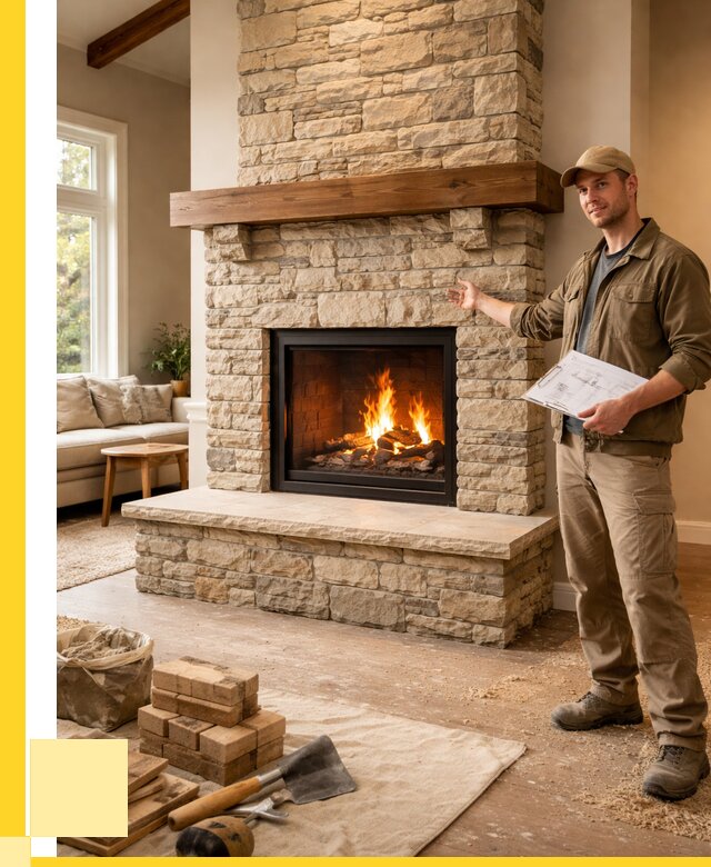 Камины под ключ в Волхове от 188424 р. | ЭриданВлх — установка