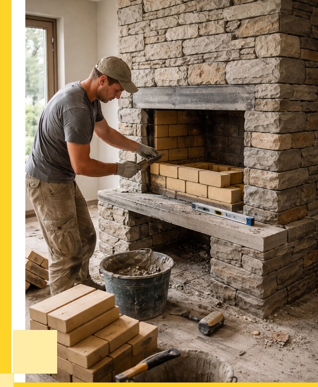 Кладка каминов и камина в Волхове от 26170 р. ЭриданВлх