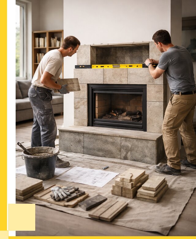 Монтаж каминов и установка в Волхове от 47106 р. | ЭриданВлх