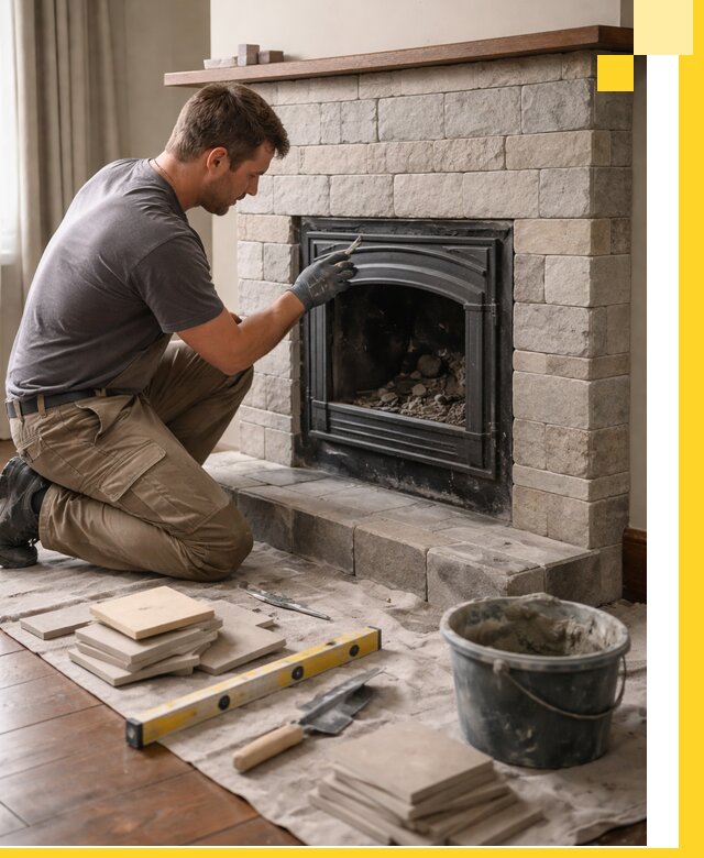 Профессиональный ремонт каминов в Волхове восстановление и сервис