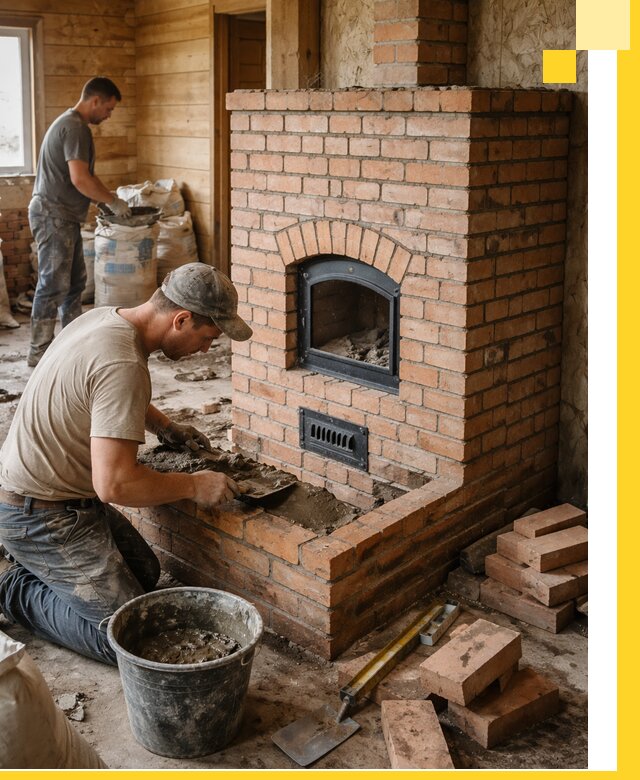 Профессиональное строительство печей в Волхове под ключ
