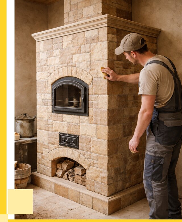 Облицовка печей в Волхове от 4711 р. под ключ | ЭриданВлх