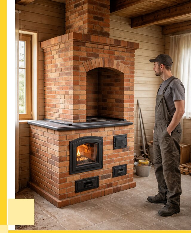 Кирпичные печи в Волхове: купить от 157020 р. | ЭриданВлх