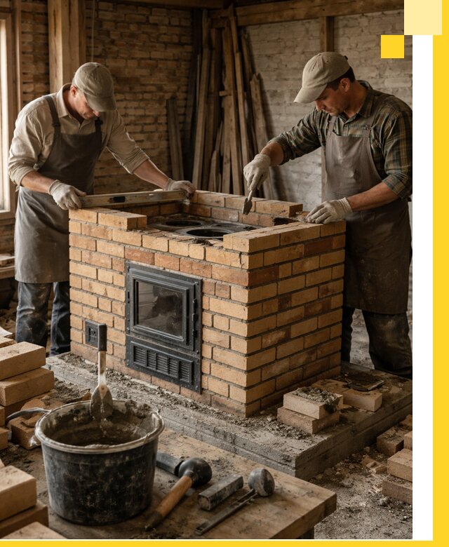 Изготовление и установка варочных печей под ключ в Волхове