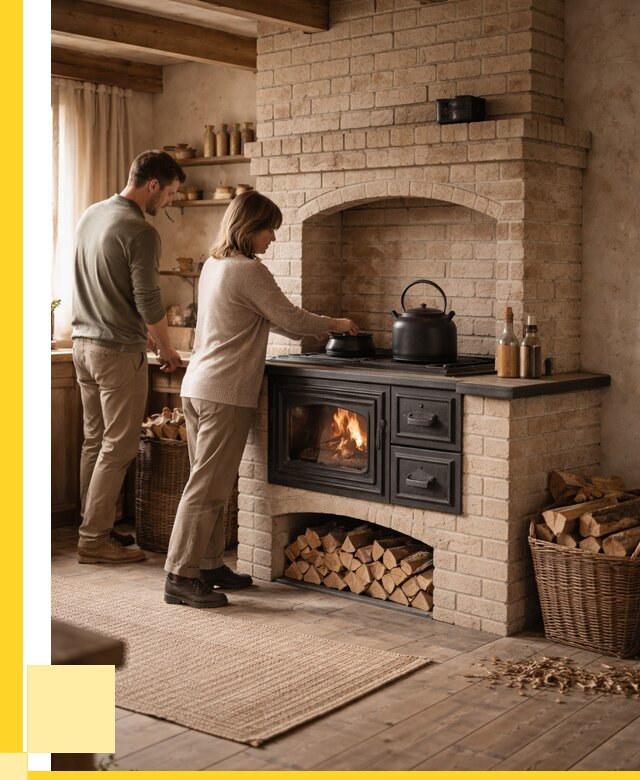 Печи с плитой в Волхове от 47106 р. | ЭриданВлх — кирпичная печь