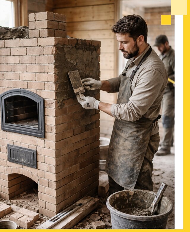 Изготовление и установка печей-шведок под ключ в Волхове