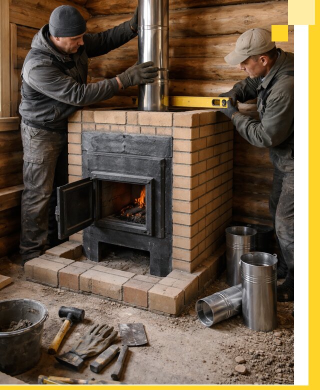 Проектирование, изготовление и установка банных печей в Волхове