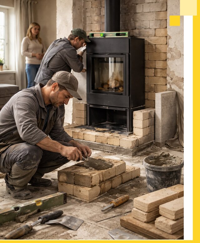 Печи и камины под ключ: проект, установка в Волхове