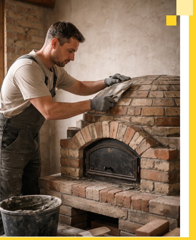 Изготовление и монтаж помпейских печей на заказ в Волхове