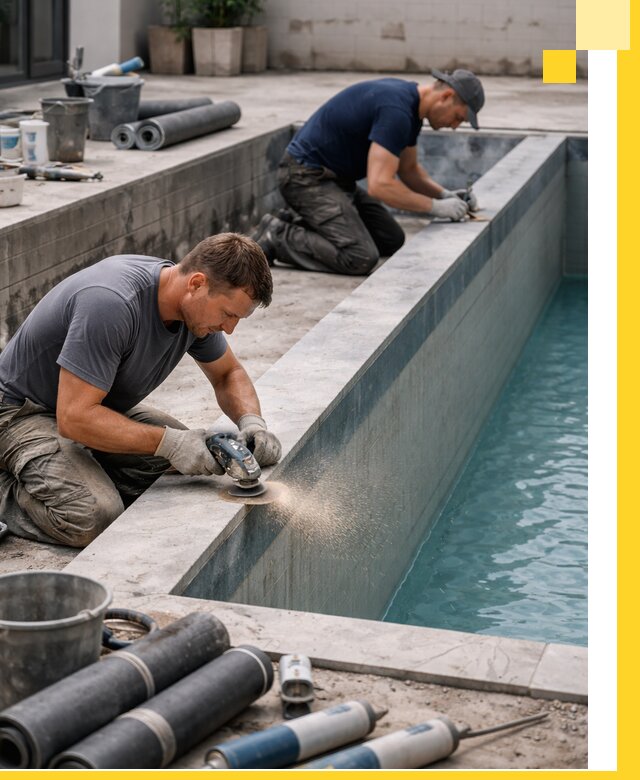 Профессиональный ремонт бассейнов под ключ в Волхове