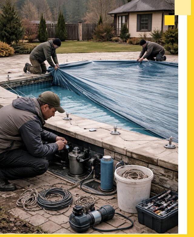 Консервация бассейнов в Волхове: подготовка к длительному хранению