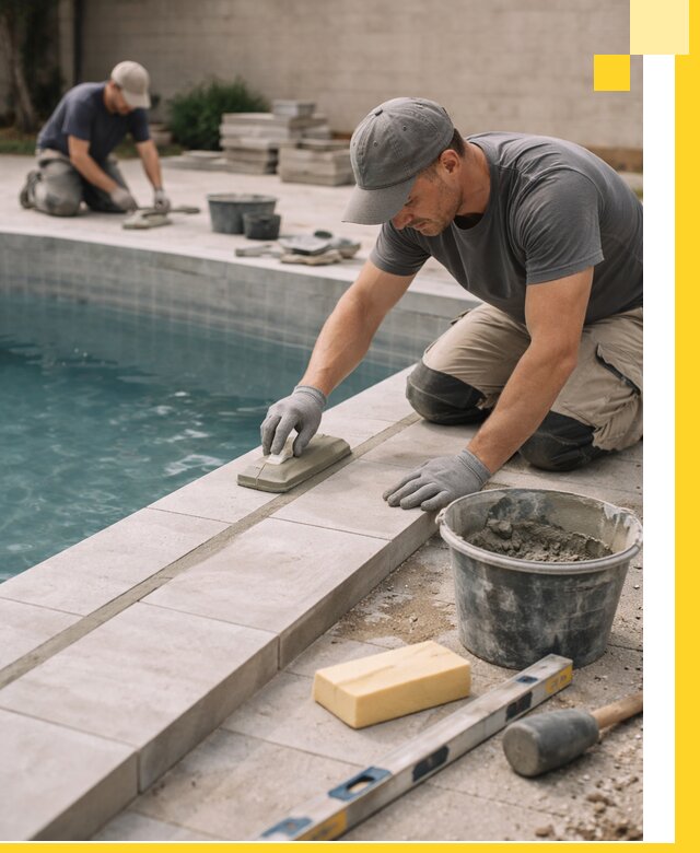 Отделка бассейнов в Волхове: декоративная отделка и гидроизоляция