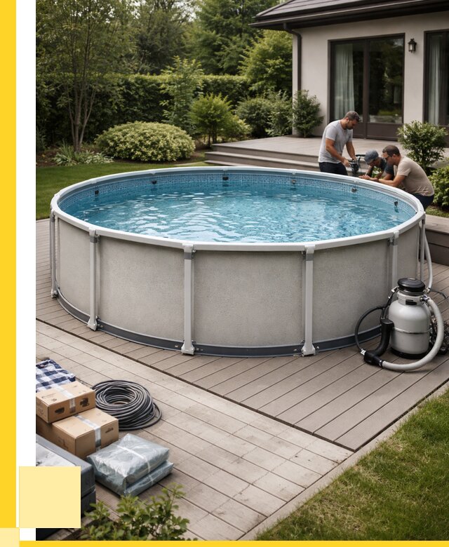 Купить каркасные бассейны в Волхове от 47106 р. | ЭриданВлх