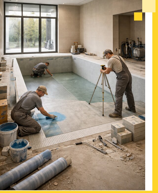 Проект и строительство закрытых бассейнов в Волхове под ключ