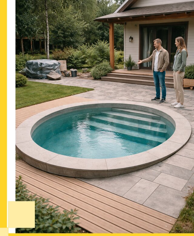 Бассейн на даче под ключ в Волхове от 209360 р., ЭриданВлх