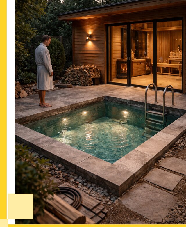 Бани с бассейном под ключ в Волхове от 99446 р. | ЭриданВлх