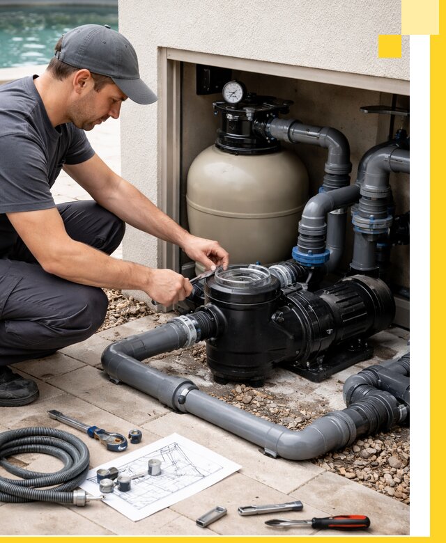 Поставка, монтаж и сервис насосов для бассейнов в Волхове