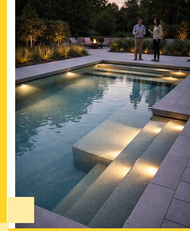 Освещение бассейнов в Волхове под ключ от 26170 р. | ЭриданВлх