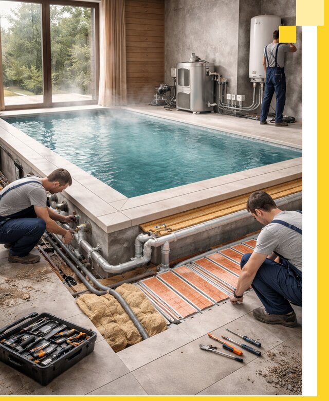 Проектирование и строительство тёплых бассейнов в Волхове