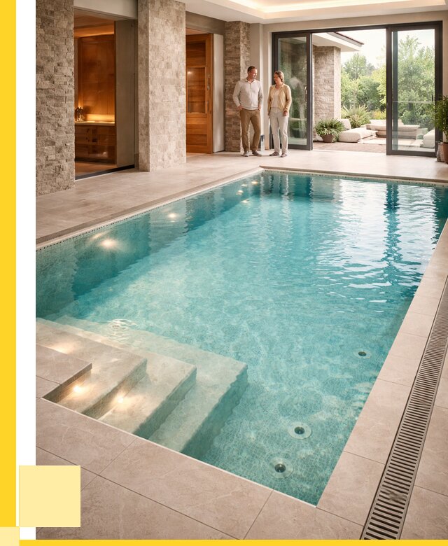 Бассейн во дворе в Волхове: проект, отделка от 1256160 р. | ЭриданВлх