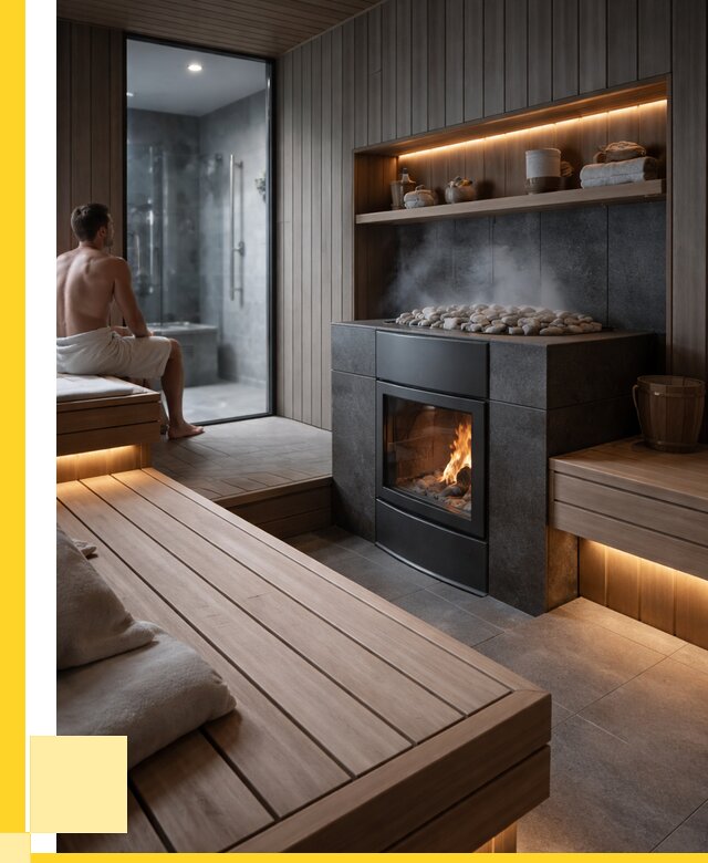 Проект сауны в частном доме в Волхове от 36638 р. | ЭриданВлх