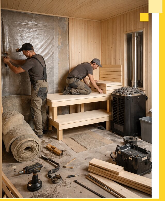 Проекты саун под ключ в Волхове дизайн и строительство