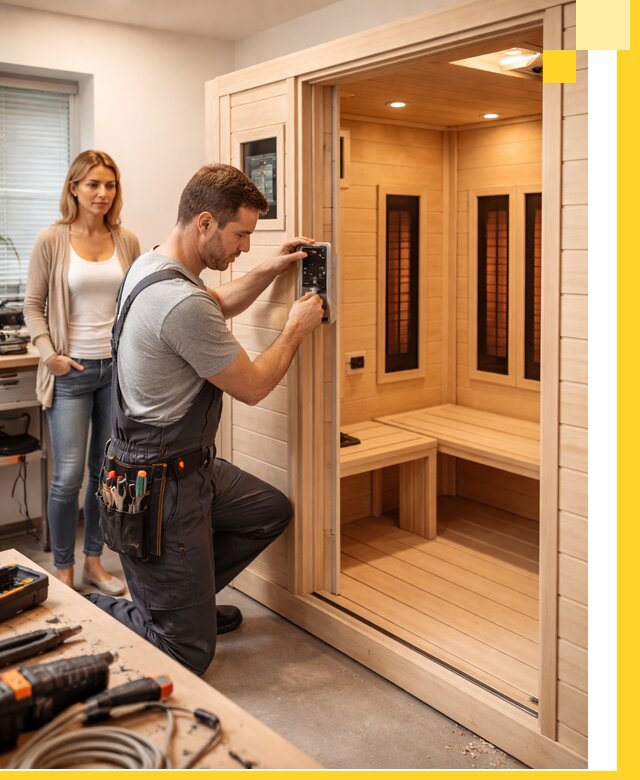 Инфракрасные сауны под ключ в Волхове продажа и установка