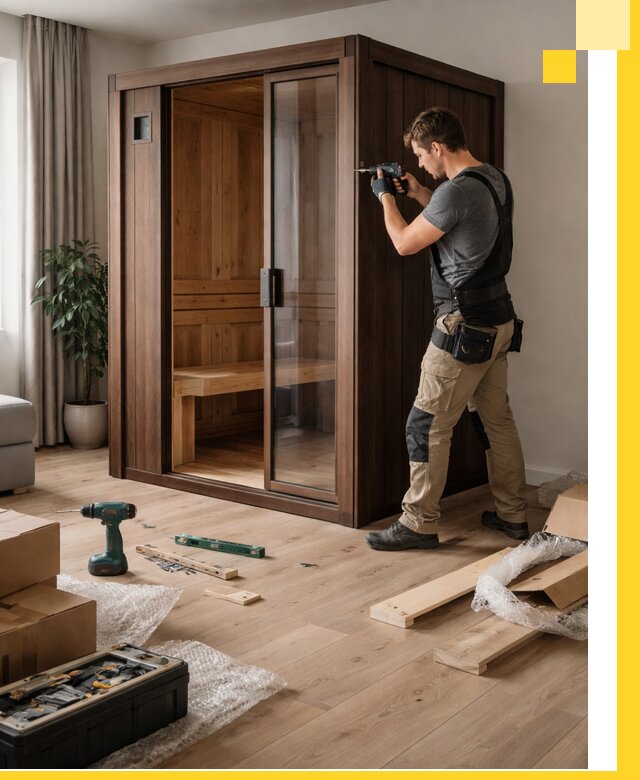 Установка и производство мини саун под ключ в Волхове