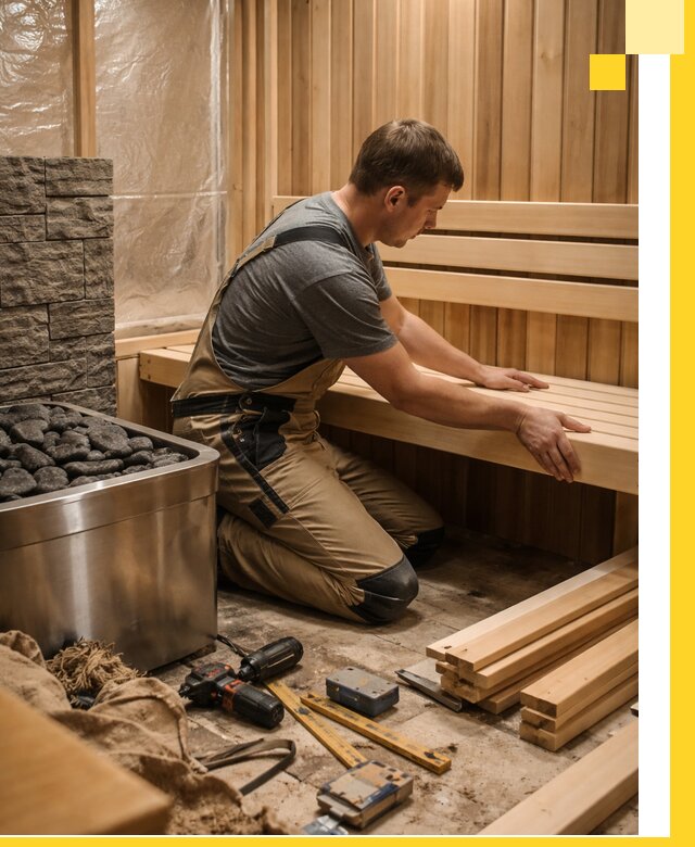 Сауны для дома под ключ с проектированием и монтажом в Волхове