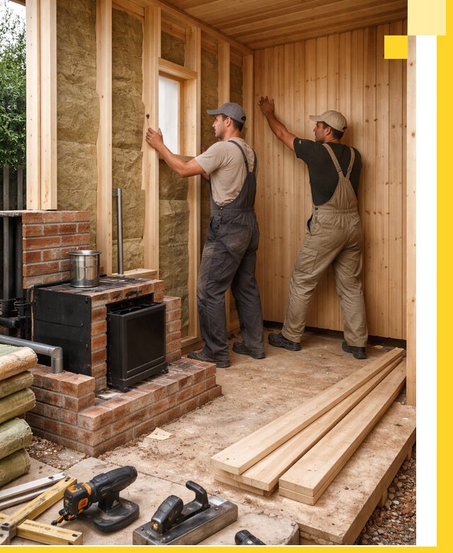 Строительство и установка дачных саун под ключ в Волхове