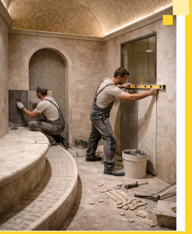 Проектирование и строительство саун с хамамом под ключ в Волхове