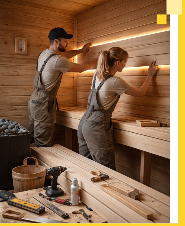 Дизайн саун и бань под ключ с индивидуальным проектом в Волхове