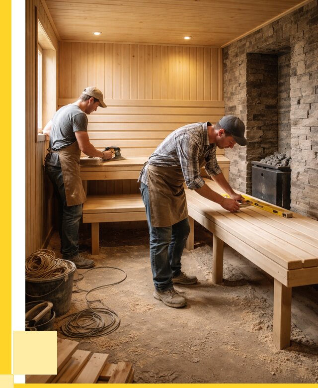 Отделка бани в Волхове: внутренняя отделка от 3140 р. | ЭриданВлх