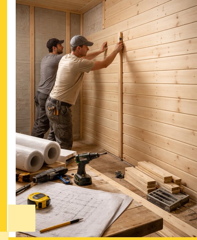 Обшивка бани вагонкой в Волхове от 1256 р., ЭриданВлх