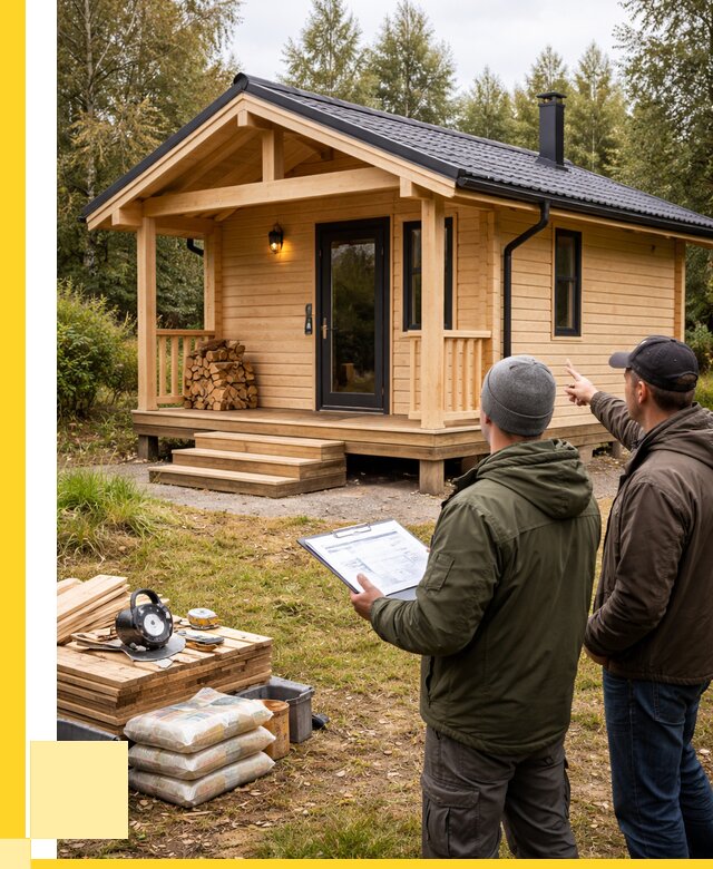 Каркасные бани под ключ в Волхове от 314040 р. | ЭриданВлх