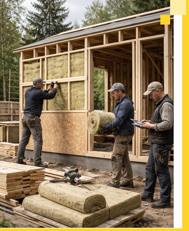 Проектирование и строительство каркасных бань в Волхове под ключ