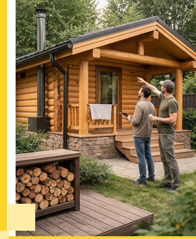 Бани для дачи под ключ в Волхове от 261700 р. | ЭриданВлх