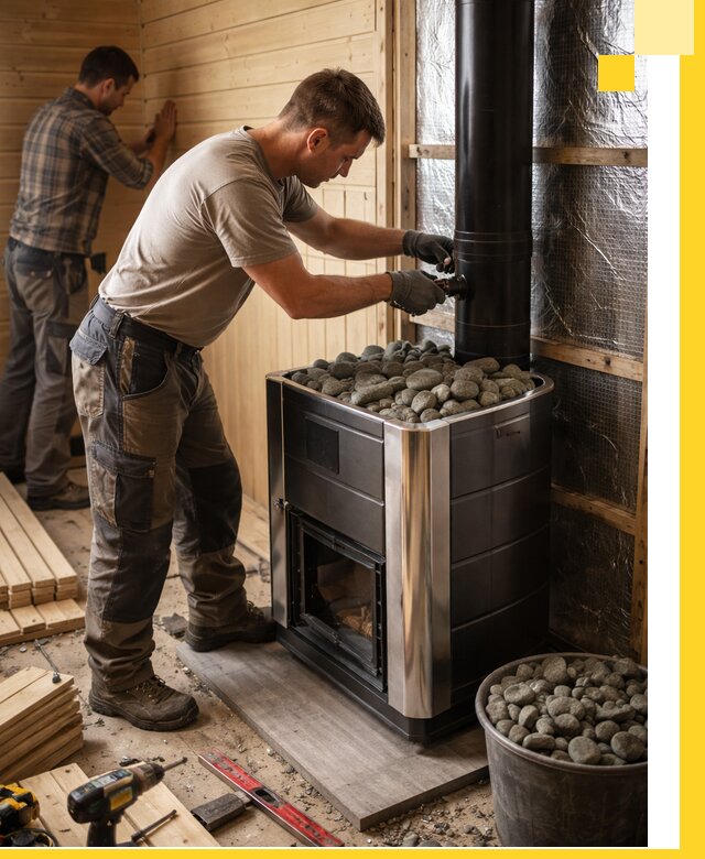 Проектирование и строительство парилок для бани в Волхове под ключ