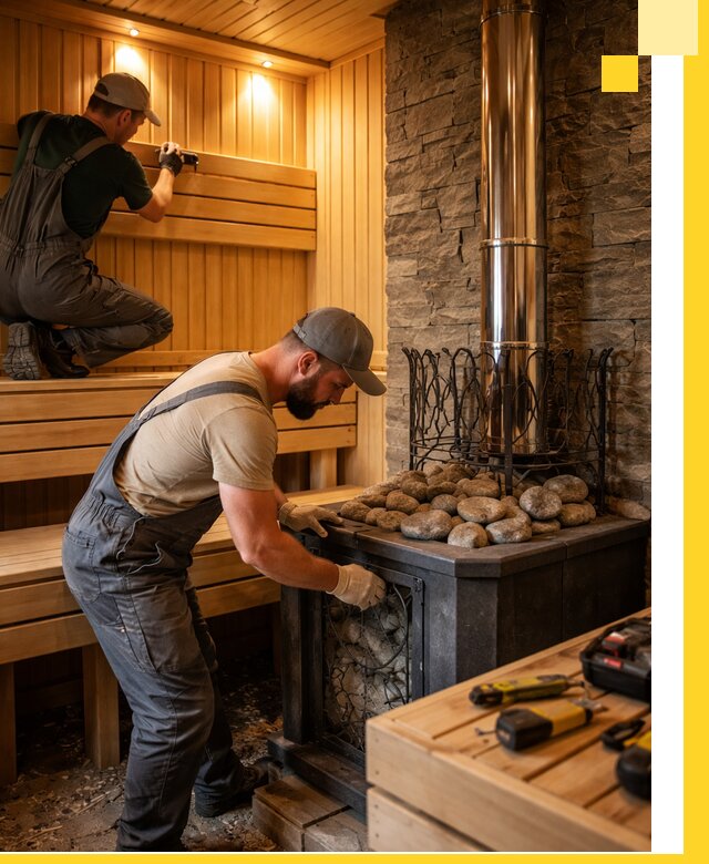 Комплексный дизайн бань, саун и зон отдыха в Волхове