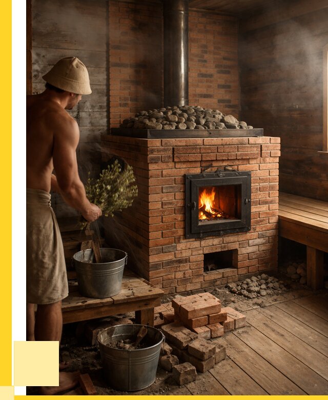 Кирпичные банные печи в Волхове от 94212 р. | ЭриданВлх