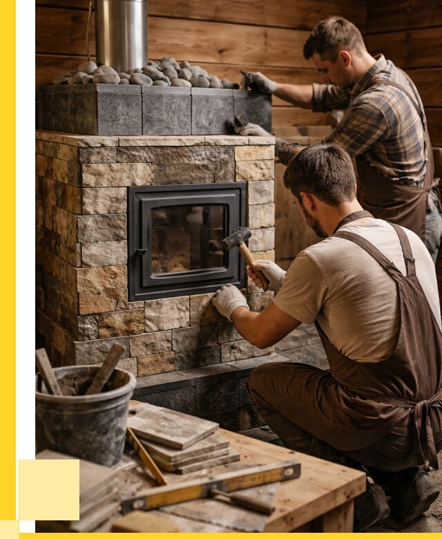 Облицовка банной печи в Волхове от 15702 р. | ЭриданВлх