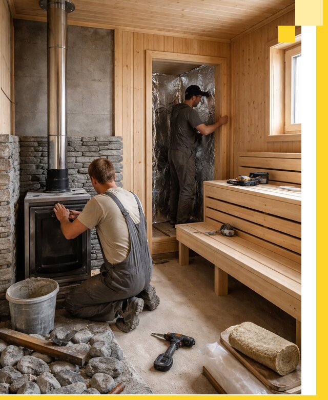 Строительство и изготовление бань под ключ в Волхове