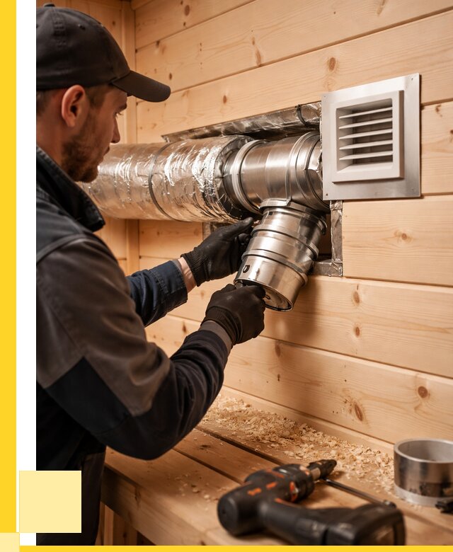 Монтаж вентиляции бани в Волхове от 12562 р. | ЭриданВлх