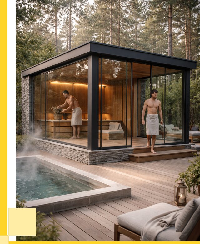 Стеклянные бани и двери в Волхове от 471060 р. | ЭриданВлх