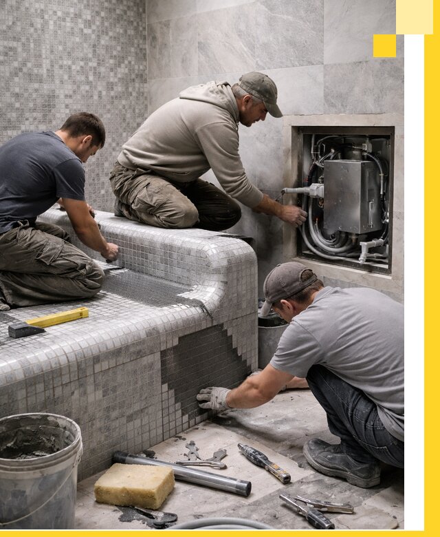 Проекты хамамов под ключ в Волхове и дизайн и строительство