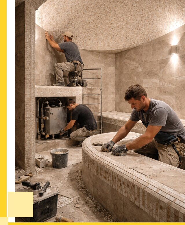 Монтаж хамамов под ключ в Волхове от 261700 р. ЭриданВлх