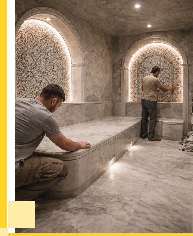 Турецкие бани под ключ в Волхове от 261700 р. | ЭриданВлх